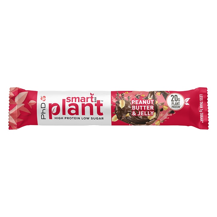 PhD Smart Bar Plant Peanut Butter & Jelly Protein Bars 64g